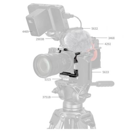 SmallRig 5905 - półklatka do Nikon ZR (HawkLock, Arca, Quick Release, NATO) - przykład użycia